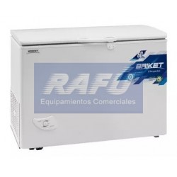 Freezer Briket  dual Horizontal 295 litros Blanco